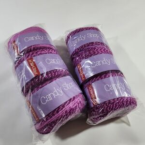 Candy Shop Yarn Very Berry Pink 6 Skeins 1560yds Total 1057-24